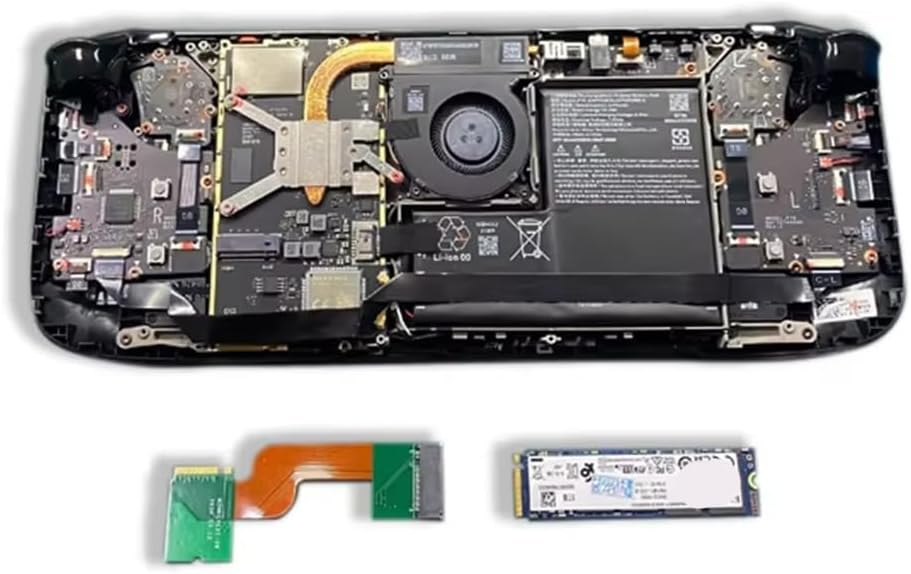 for SteamDeck OLED SSD Hard Drive Conversion Flexible PCB PCIe4.0 M.2 2230 to 2280 Hard Drive Conversion 4T 8T Adapter