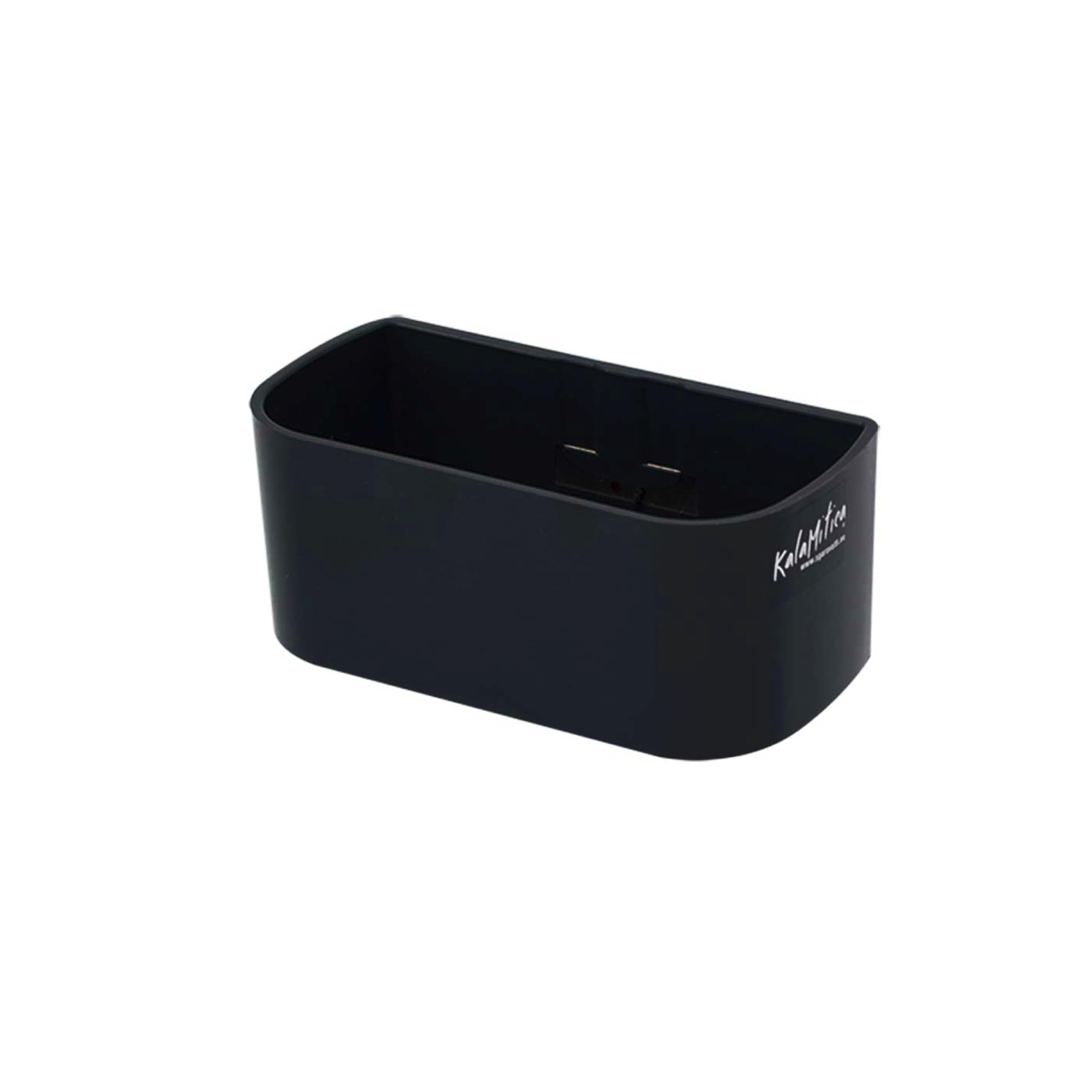 Kalamitica Black - Magnetic Container 13.8X6.7x5.7cm - Magnetic Storage Organiser For Whiteboard, Fridge, Locker And Any Metal Surface, Marker Holder, Plant Pot