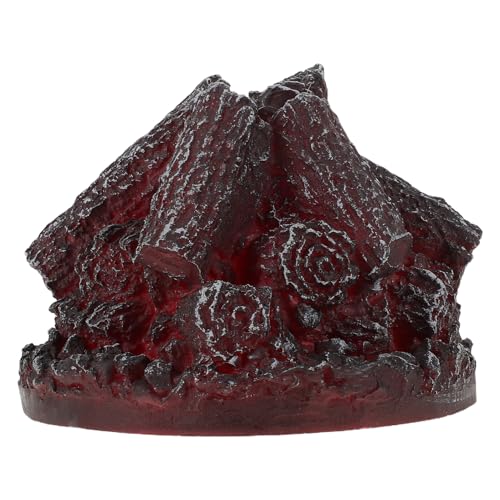 jojofuny Lámpara de Llama Simulada LED de Leña Artificial para Chimenea Lámpara de Fuego sin Llama Luz de Fogata Falsa para Dormitorio Uso Nocturno