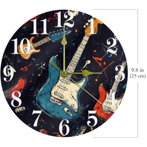 Horloge murale sans tic-tac élimine le bruit pour la maison - 5