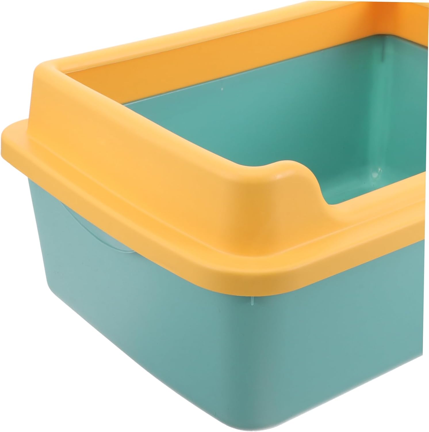 Milisten 1Set Semi Enclosed Cat Litter Box for Kittens Practical Pet Toilet with Shovel Easy Monitoring Health Tracking for Home Use Spacious Design for Comfort
