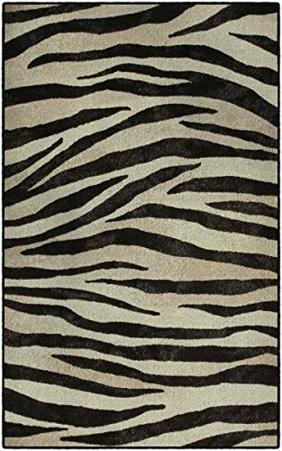 Brumlow Mills Animal Print Pattern Area Rug For Living Room, Dining, Kitchen, Bedroom, Doorway, And Contemporary Home Décor, 2'6" X 3'10", Zebra #TOP26