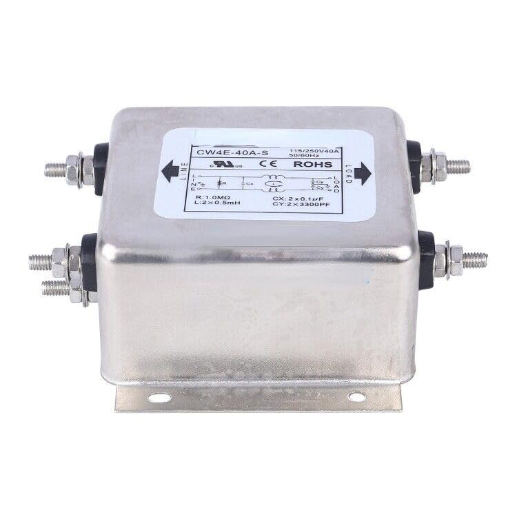 1PCS 40A CW4E-40A-S AC Noise Suppressor Power Filter
