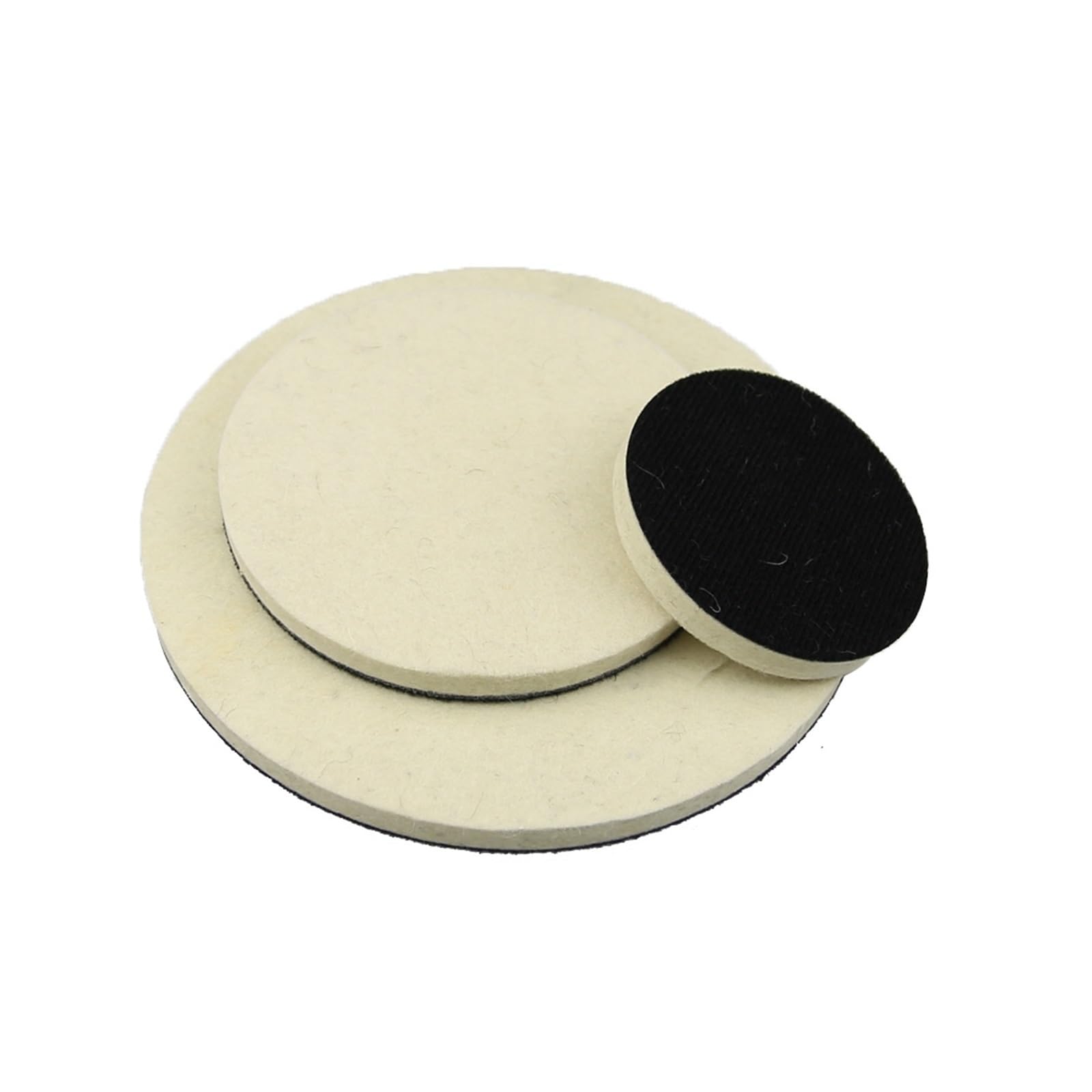 5 pz 2 "- 7" opzionale Floccaggio Feltro di Lana Ruota di Lucidatura Palla di Cera for Metallo Plastica Vetro Finitura A Specchio di Legno(4 inch 100mm)