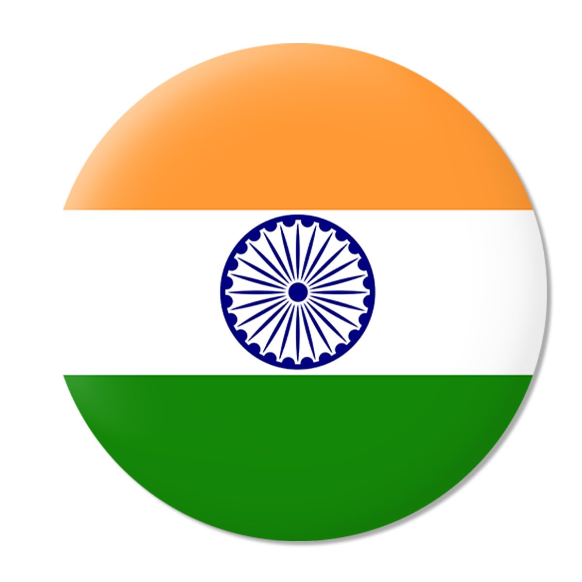 Indian Flag & Abstract Art Design | 58mm Pocket Pin Badge | Perfect for Republic Day, Independence Day & Proud Indian Celebrations-image-13