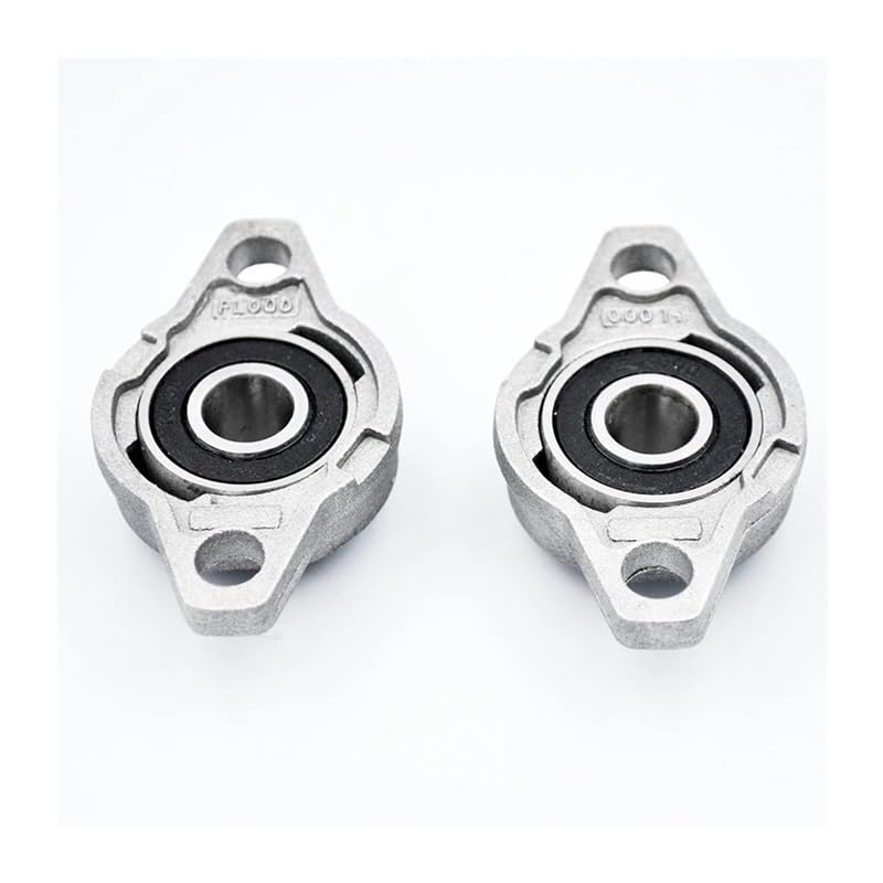 10/PCS KFL000 KFL004 KFL005 KFL08 KL08 FL08 08 8 Pillow Block Rhombic Bearing Zinc Alloy Insert Linear Bearing Shaft(KFL08 8mm,One Size)