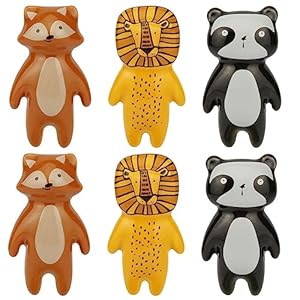 Akogd Tierische Schubladenknöpfe 6 Stück