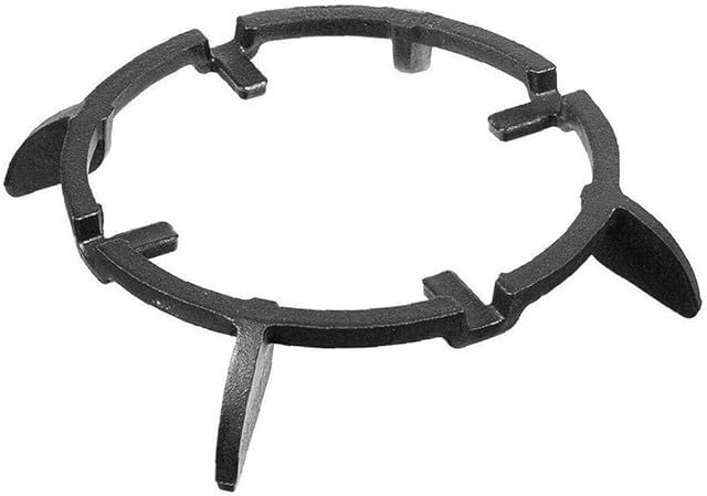 alittlecuteshop Stove Trivets Stove Pan Pot Support Stand Rack Support Ring Cooktop Range Pan Holder Wok Ring/Non Slip Black Cast Iron Stove Trivets For Wok Gas Hob Kitchen Wok Support