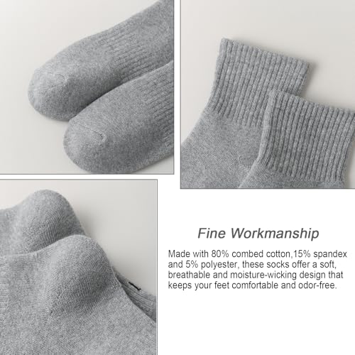 Womens Ankle Socks Cotton Athletic Running Cushioned Socks Soft Moisture Wicking Sock4
