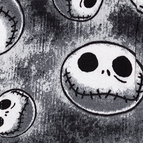 Disney Nightmare Before Christmas Jack Skellington Big Boys Fleece Zip Up Hoodie Tie Dye Black 10-12 #TOP1