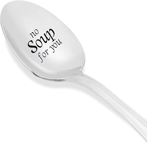Miniatura 2 de Sin sopa para ti -cita Seinfeld- Regalo Seinfeld, inspirado en el famoso episodio de "Soup Nazi" - Diseño de tomillo dulce, cuchara de sopa