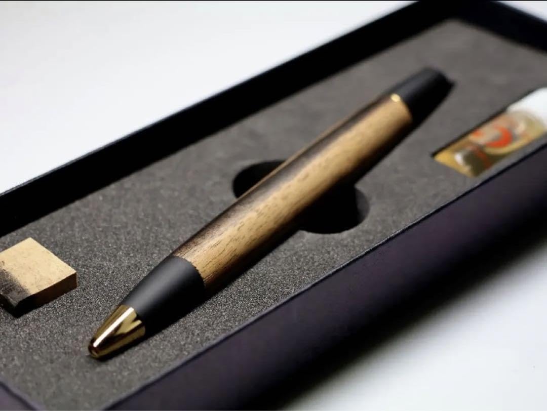Amazon.co.jp: 野原工芸 黒柿 ロータリー 箱あり : 文房具・オフィス用品