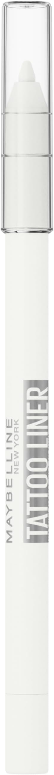 Maybelline New-York - Crayon Gel Yeux Effet Tatouage - Waterproof & Tenue 36h - Tattoo Liner - Teinte : Polished White