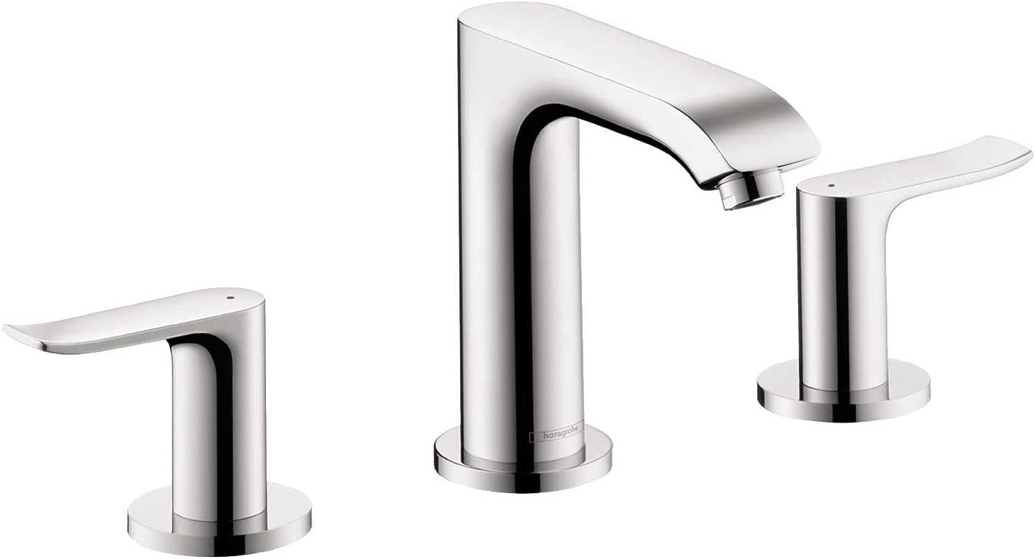 Metris Modern Upgrade Easy Install 2-Handle 1 5-inch Tall Bathroom Sink Faucet in Chrome, 31083001