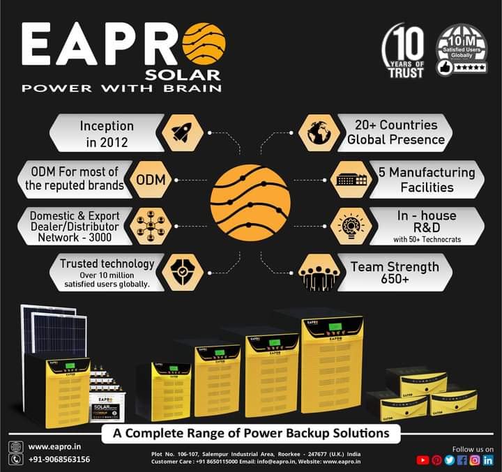 EAPRO Solar PCU 1500 Inverter rear view nezviteshi zvekubatanidza