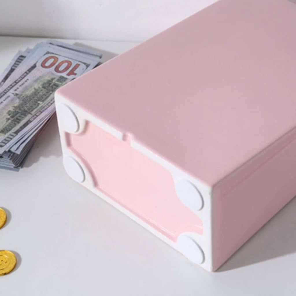 PEKJI Ceramic Piggy Bank Square Creative Coin Bank Desktop Ornaments Money Bank Home vase entryway