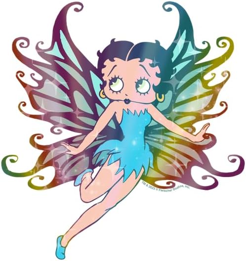 CafePress Betty Boop Sprite Small Die Cut Sticker, 3"x4" Glossy Finish