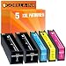 Produktbild Gorilla-Ink 5 Druckerpatronen Mega-XXL mit pigmentierter Tinte kompatibel mit HP 973X | Für HP PageWide Pro 452DN 452DW 452DWT 477DN 477DW 477DWT 552DW 577DW 577Z