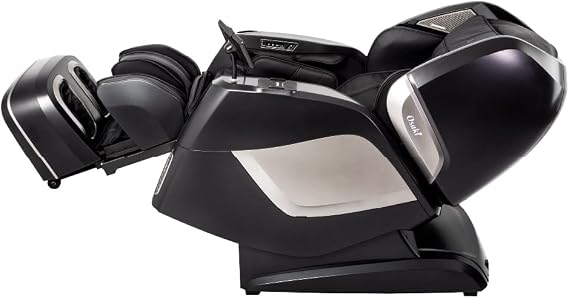 Osaki OS-4D Pro Maestro LE SL-Track Massage Chair with Foot Roller, Zero Gravity, Space Saving Design, Black