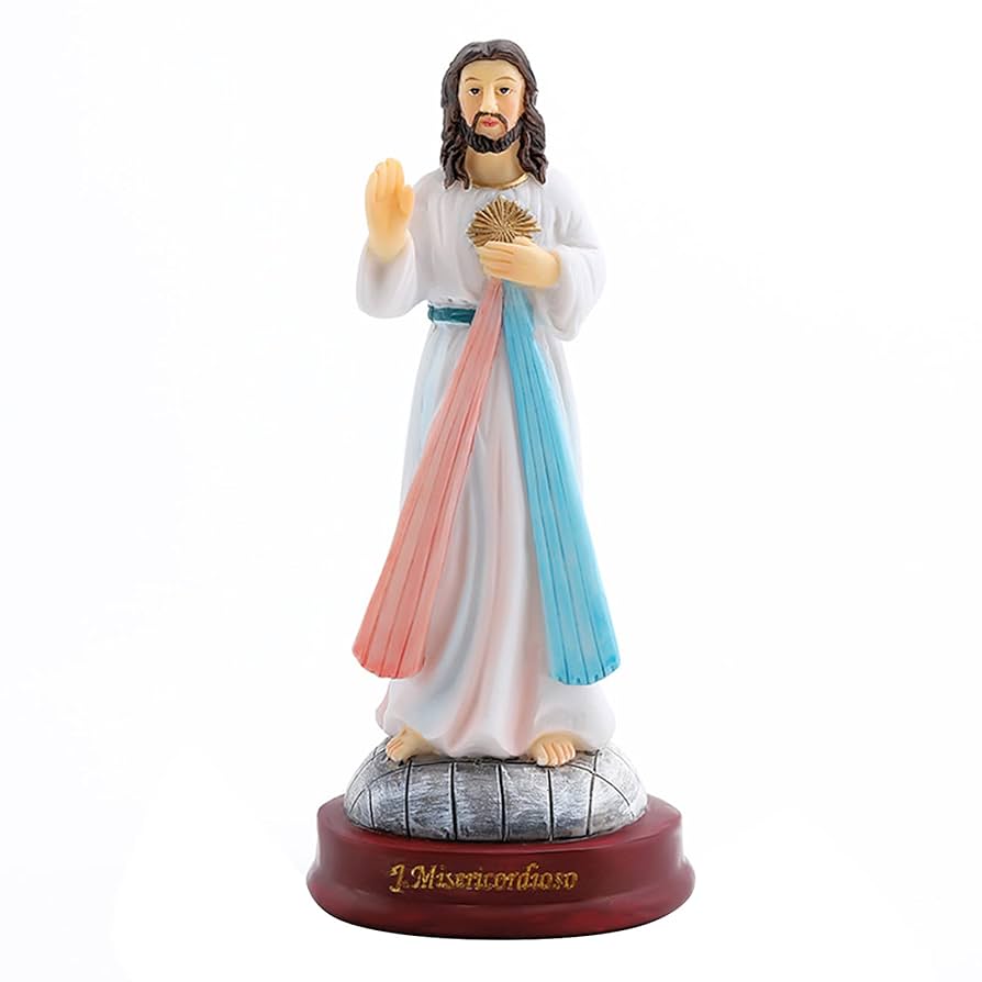 Amazon.co.jp: イエスキリスト像 置物 宗教的 イエスの聖心 宗教