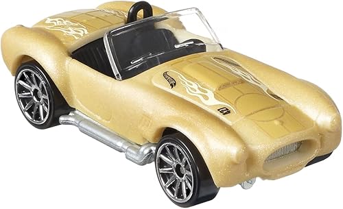 Miniatura 5 de Hot Wheels Coche coleccionable de cambio de color ~ CFM48 ~ Shelby Cobra 427 SC – Vehículo de cambio de color fundido a presión – dorado a blanco