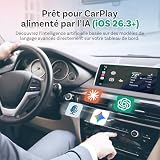OTTOCAST Mini Slim 2026 Upgraded, 2 in 1 Wireless CarPlay & Android Auto Adapter with Type-A/C for iOS 10+ & Android 11+ Phones, Multi-User Support, Plug & Play Converts Wired to Wireless (Black) - 4