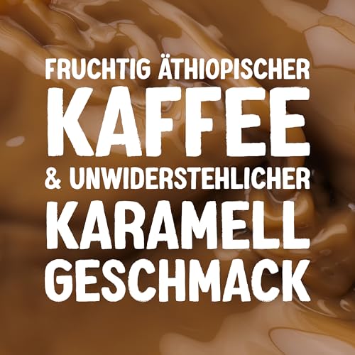 Alpro Iced Coffee Karamell Soja – Kaffee mit Sojadrink und Karamell – Von Natur aus laktose- und glutenfrei – Vegan und ideal für unterwegs – 15 x 250 ml