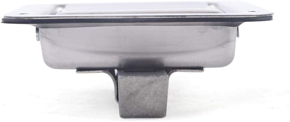 4Pcs Trailer Paddle Door Latch Handle RV Truck Toolbox Lock with Keys Stainless Steel Lock Key Set 5.5" 4.25" for Trailer Door Truck RV Camper Silver (5.5 * 4.25in)