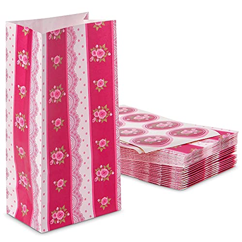 Royal Magnolia Rose Paper Tea Cups, Napkins And Party Favor Bags, Disposable Cups For Easter, Mother's Day And Spring Parties #TOP4