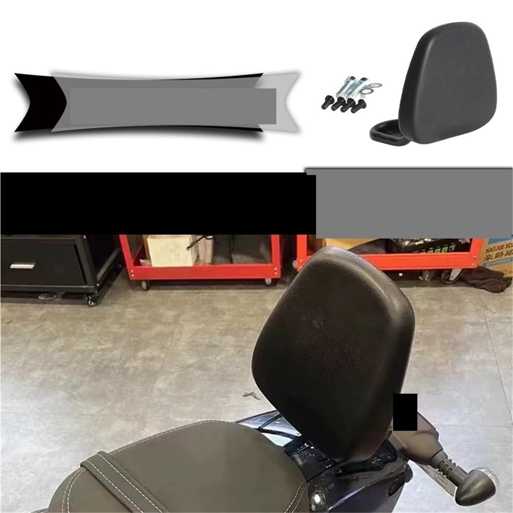 Motorcycle Backrest Pad Kits Motorcycle Rear for Seat Backrest Support Seatback Cushion Pad Modified Accessories for BD450 BD500 BD 450 500