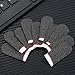 10 Pack Gaming Finger Sleeves, 0.3mm Silver Fiber dedales Gamer, Smooth Operation, Anti-Sweat, Extremely Thin,Maximum Touch Response,Comfortable fit, Fit Mobile Phone Tablet Devices