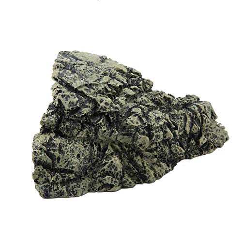 Image of Weiyirot Fish Hiding Cave, Turtle Hiding Resin Cave, Aquarium Turtle Reptile Basking Hide House Habitat Shelter Decoration Ornament for Aquarium, Tank, Pond, etc(DB-025B Medium)