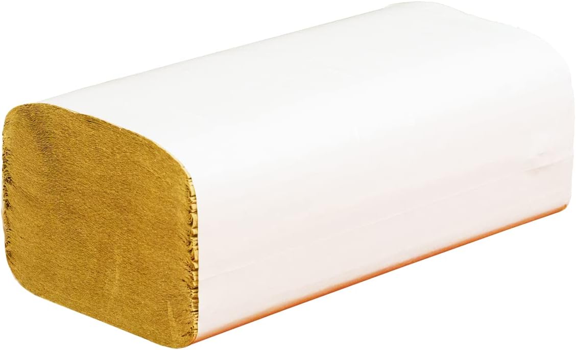 Plees Commercial MultiFold Paper Towels, Recycled Fiber, 1