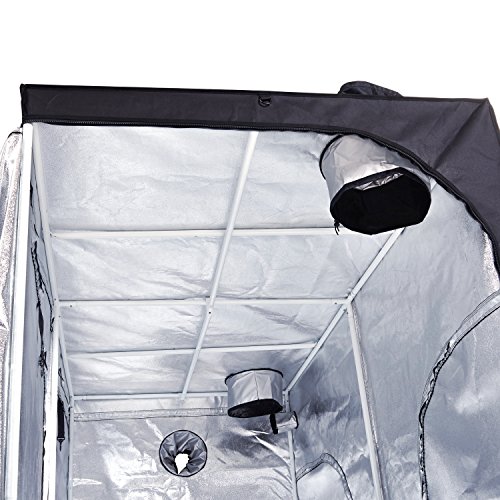 Rapid Teck® Grow Zelt (240 x 120 x 200 cm) Home Grow Tent | Indoor Growzelt | schwarz grün | Growroom Growschrank Darkroom Pflanzenzelt Gewächshaus Zuchtzelt Growzelt 4 Rapid Teck® Grow Zelt (240 x 120 x 200 cm) Home Grow Tent | Indoor Growzelt | schwarz grün | Growroom Growschrank Darkroom Pflanzenzelt Gewächshaus Zuchtzelt Growzelt – Bild 4