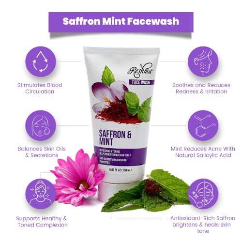 Reshma Beauty Saffron & Mint Face Wash, Pack Of 6 #TOP5