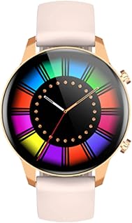 Smart Watches Fitness Tracker Exercise Monitoring Watches for Men Women 1.2-Inch Color Display Fitness Watch IP67 Waterproof Calorie Pedometer Or Android iOS Black(Pink)