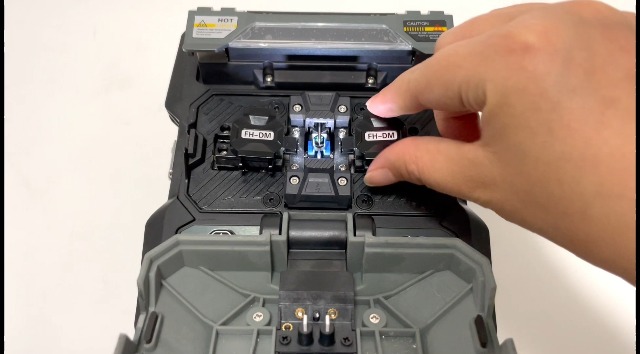 Image of 6481A9 Fiber Fusion Splicer - 6 Motor Automatic Focus, 4.3 Inch Touch Screen Fusion Splicer Machine Kit with Optical Fiber Cleaver