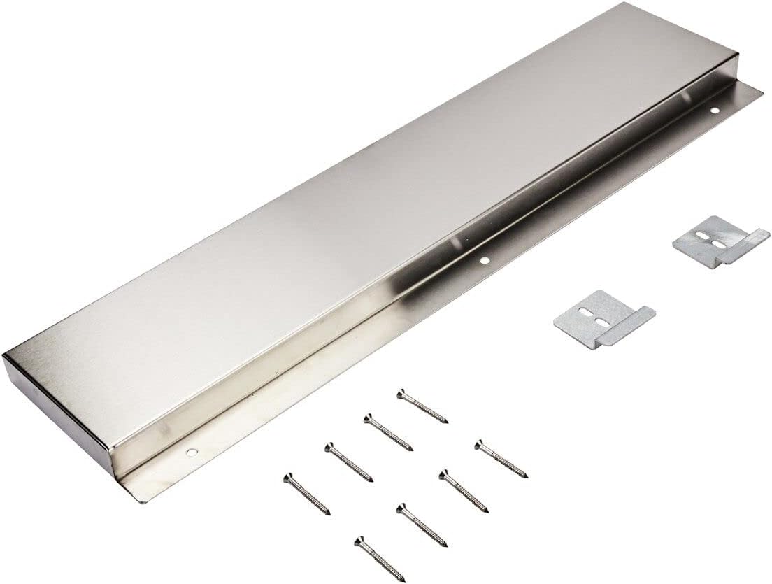 Whirlpool W10655450 Genuine OEM Backsplash For Ranges, Stainless Steel