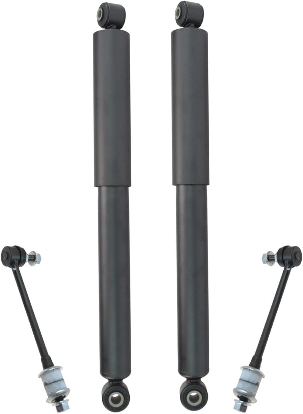 TRQ Rear Suspension Kit Shock Absorber Sway Bar Stabilizer Link Compatible with 1999-2003 INFINITI QX4 1999-2004 Nissan Pathfinder