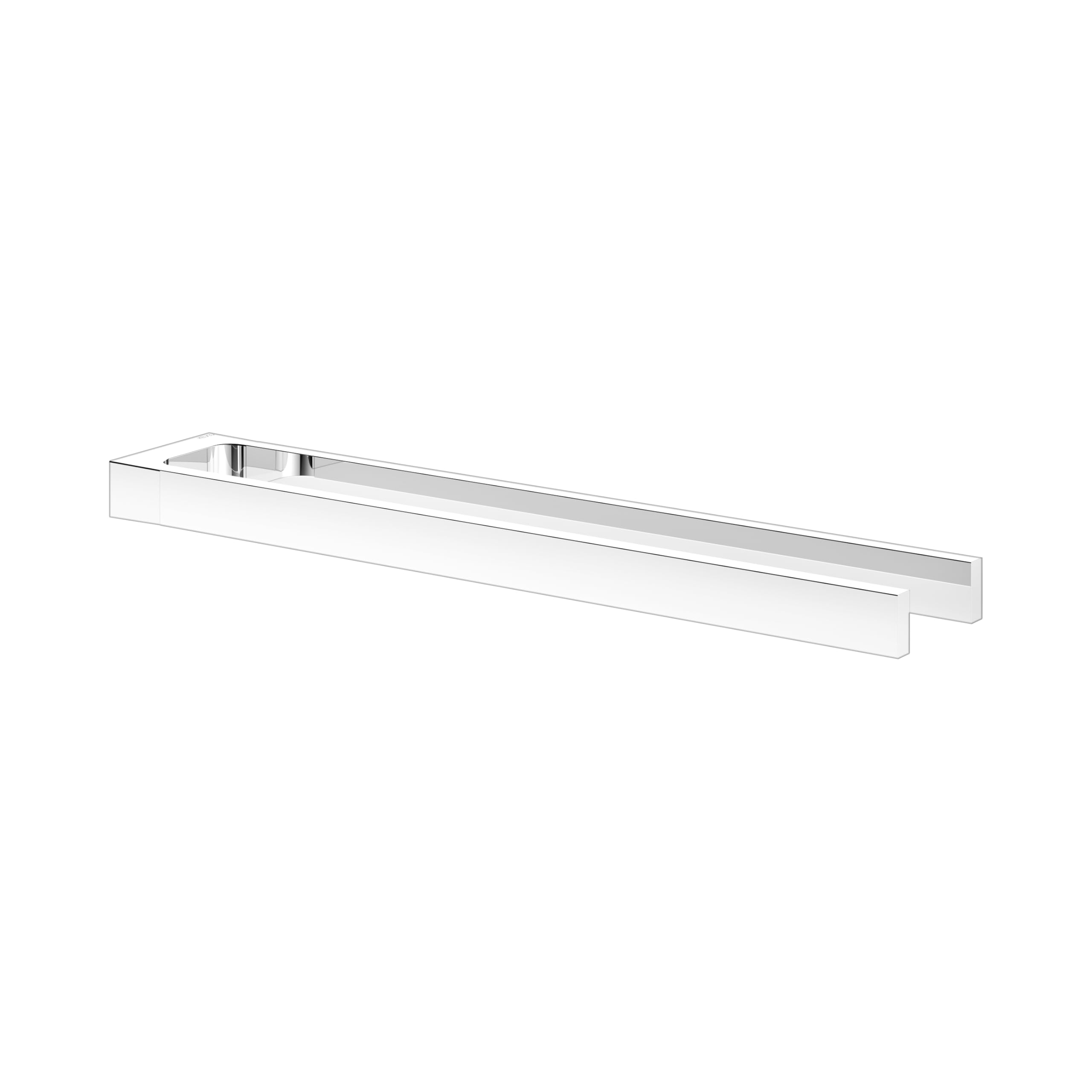 Keuco Edition 11 Portasalviette a due bracci, rigido, 45cm, metallo cromato | Made in Germany, incl. viti e tasselli, asta per asciugamano da forare
