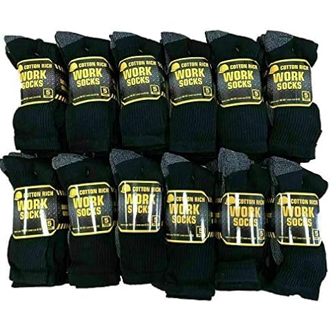 ARITRADERSLTD Men's Comfortable Work Socks Pack Cover