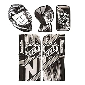 Franklin Sports 12436 NHL Mini Hockey Goalie Equipment with Mask Set