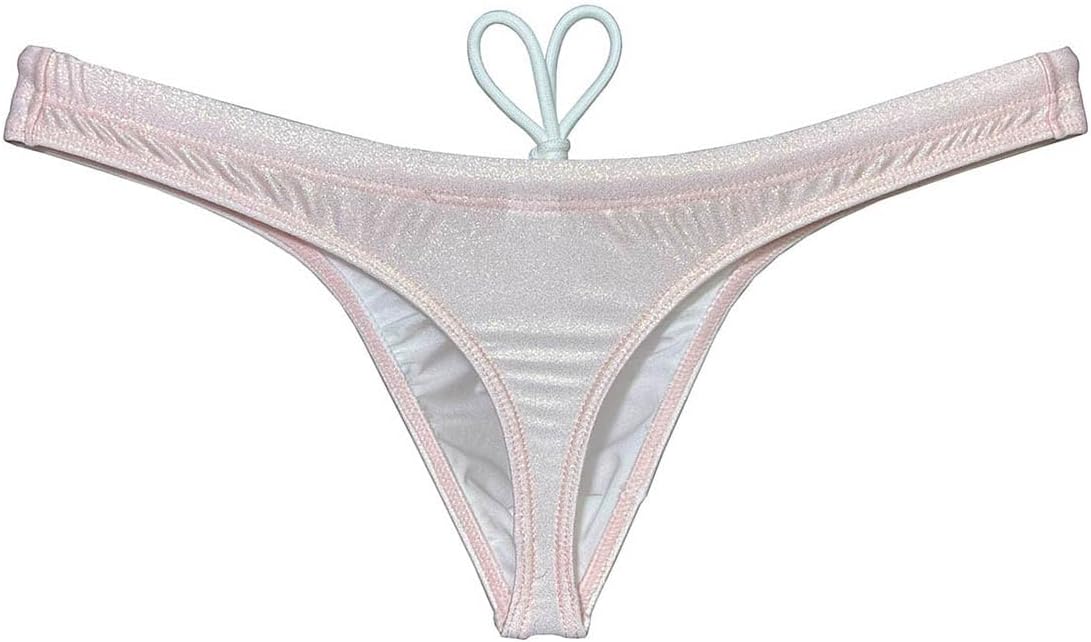 OROCOJUCO Mens Metallic Shiny Thong Swimsuit Bulge Pouch Bikini Swimwear Adjustable Board Surf Short Trunks Swim Tangas