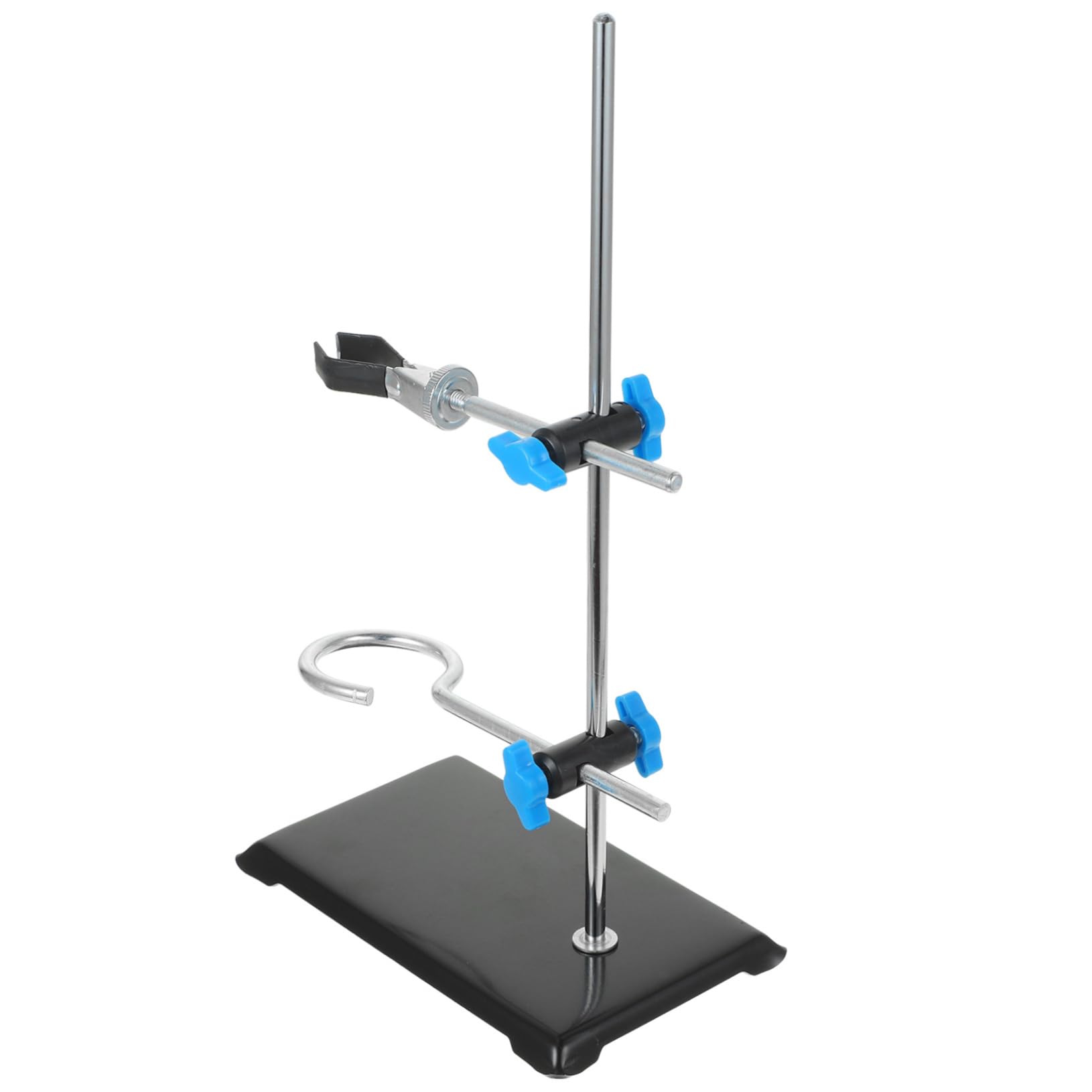 BELLIFFY Strong Support Portable Iron Stand Miniature Lab Stand Metal Rack for Chemistry Lab Random Style