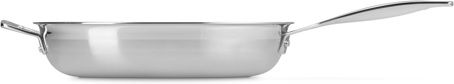 Le Creuset Stainless Steel Classic 3-Ply Fry Pan, 12"