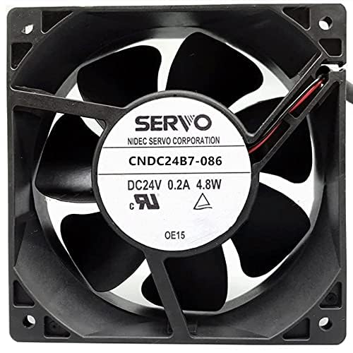 Ventilateur Axial 120x120x38mm - 24V DC, 0.2A, 4.8W, Grand Débit D'Air, Modèle CNDC24B7S-701