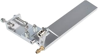 LAFEINA Aluminium Alloy 95mm RC Boat Water Rudder Absorbing Steering Rudder for Electric/Gas Power RC Boats Ships Water Cooling Parts