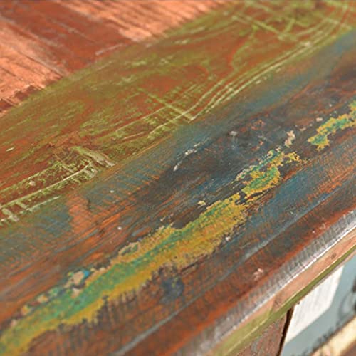 Vidaxl Storage Cabinet, Chest Of Drawers For Living Room Hallway, Sideboard With 4 Drawers, Storage Cabinet, Farmhouse Retro, Solid Wood Reclaimed #TOP2