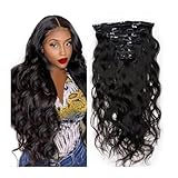 With proper care, clip in hair extensions can last for 8-10 weeks, providing you with long-lasting results. Easy to install and remove the clip in hair extensions.