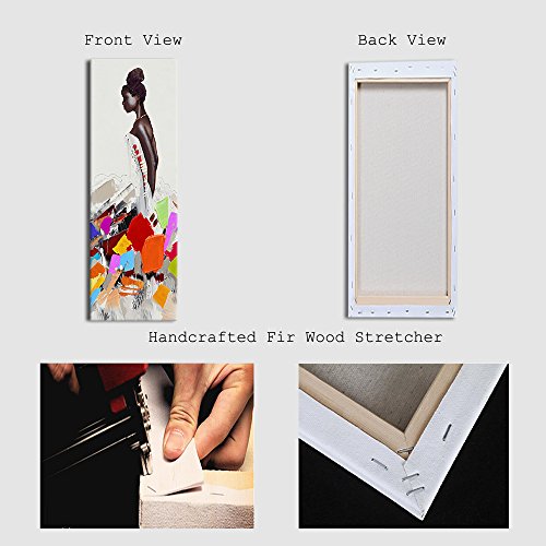 Artinme Large African American Wall Art, Black Women Girls Painting On Canvas Print Wall Picture For Living Room Bedroom Wall Decor (12 X 36 Inch, Set Of 3) #TOP5